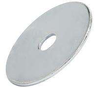 AERZETIX - C66884 - Lot de 10 Rondelles de carrossier plates larges - M6 Ø6.4x33.5x1.5mm - en acier zingué