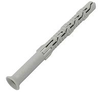 AERZETIX - C67079 - Lot de 50 Chevilles universelles Ø8x100 mm à collerette biseautée/fraisée - en Polyamide - maçonnerie Fixation béton Brique parpaing bâtiment vis Construction