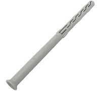 AERZETIX - C67081 - Lot de 50 Chevilles universelles Ø8x140 mm à collerette biseautée/fraisée - en Polyamide - maçonnerie Fixation béton Brique parpaing bâtiment vis Construction