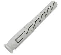 AERZETIX - C67082 - Lot de 50 Chevilles universelles Ø10x80 mm à collerette biseautée/fraisée - en Polyamide - maçonnerie Fixation béton Brique parpaing bâtiment vis Construction