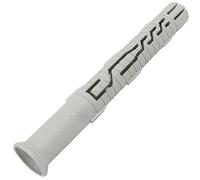AERZETIX - C67090 - Lot de 25 Chevilles universelles Ø12x100 mm à collerette biseautée/fraisée - en Polyamide - maçonnerie Fixation béton Brique parpaing bâtiment vis Construction