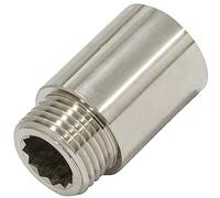 AERZETIX - C68445 - Rallonge raccord de jonction droit à visser - filetage mâle/femelle 1/2" - longueur 30mm - en métal