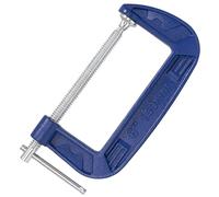 AERZETIX - C68479 - Serre joints en forme ''G'' 150 mm - en acier - couleur bleu - menuisier assemblage étaux serrage fixation coller travaux du bâtiment