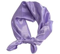AERZETIX - C68638 - Foulard décoratif en soiе 100% en forme carrée 60x60 cm - couleur lilas clair