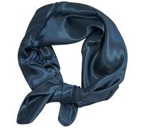 AERZETIX - C68644 - Foulard décoratif en soiе 100% en forme carrée 60x60 cm - couleur pétrole