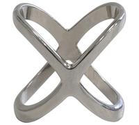 AERZETIX - C68823 - Boucle bague de foulard - couleur argent - tendance écharpe mode décoration tenue vestimentaire