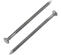 AERZETIX - C70855 - Lot de 300 Clous à tête plate Ø3.1x70 mm - diamètre de la tête Ø7 mm - en acier - couleur argent - rembourrage bardage menuiserie