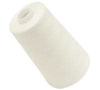 AERZETIX - C72342 - Bobine cône de fil à coudre 120 (40/2) 4000 m - en polyester - couleur blanc neige - confection mercerie ficelle cordon couture vêtements maroquinerie