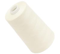 AERZETIX - C72345 - Bobine cône de fil à coudre 120 (40/2) 4000 m - en polyester - couleur blanc perle - confection mercerie ficelle cordon couture vêtements maroquinerie