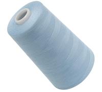 AERZETIX - C72631 - Bobine cône de fil à coudre 120 (40/2) 4000 m - en polyester - couleur bleu clair pastel - confection mercerie ficelle cordon couture vêtements maroquinerie