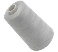 AERZETIX - C72883 - Bobine cône de fil à coudre 120 (40/2) 4000 m - en polyester - couleur gris clair - confection mercerie ficelle cordon couture vêtements maroquinerie