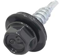 AERZETIX C73100 Vis à tôle autoperceuses Ø4.8x20mm, Lot de 80