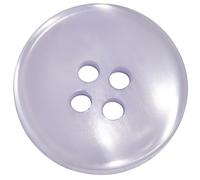 AERZETIX - C74038 - Lot de 10 Boutons à coudre Ø15x3 mm à 4 trous 24L L24 - couleur lilas claire - en plastique - ouverture 1.8 mm - loisir créatif mercerie couture vêtement décoration