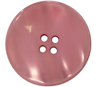 AERZETIX - C74049 - Lot de 10 Boutons à coudre Ø20x3 mm à 4 trous 32L L32 - couleur magenta - en plastique - ouverture 1.8 mm - loisir créatif mercerie couture vêtement décoration