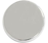 AERZETIX - C74331 - Lot de 10 Boutons à coudre ronds à queue Ø20 32L L32 - couleur argent - ouverture 4 mm - en plastique - mercerie vêtements couture