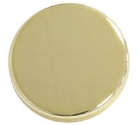 AERZETIX - C74332 - Lot de 10 Boutons à coudre ronds à queue Ø15 24L L24 - couleur doré - ouverture 2,8 mm - en plastique - mercerie vêtements couture