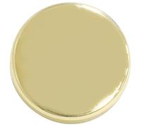 AERZETIX - C74333 - Lot de 10 Boutons à coudre ronds à queue Ø11,5 18L L18 - couleur doré - ouverture 2,8 mm - en plastique - mercerie vêtements couture