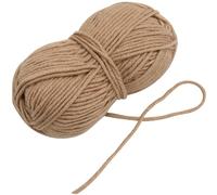 AERZETIX - C74451 - Pelote de fil à tricoter 100 g - couleur crème caramel - en 75% acrylic 25% de la laine - crochets aiguilles confection mercerie vêtements chenille