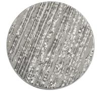 AERZETIX - C74472 - Lot de 6 Boutons à queue Ø30 mm à coudre 48L L48 - ouverture 2.5 mm - couleur argent antique - en métal - mercerie couture aiguille