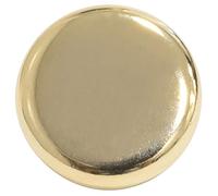 AERZETIX - C74791 - Lot de 10 Boutons à queue Ø10 mm à coudre 16L L16 - ouverture 2.5 mm - couleur or - en métal - mercerie couture aiguille