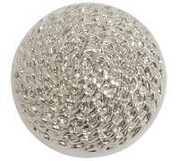 AERZETIX - C74874 - Lot de 10 Boutons à queue Ø15 mm à coudre - ouverture 3 mm - couleur argent - en plastique - loisir créatif mercerie vêtements couture