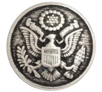 AERZETIX - C74903 - Lot de 5 Boutons à coudre à queue Ø20 mm 32L L32 - couleur nickel antique - ouverture 2.5 mm - en métal - mercerie couture aiguille