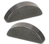 AERZETIX C75990 Lot de 2 Clavettes Demi-Lune 3x6.5x16 mm Acier