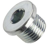 AERZETIX - C76221 - Bouchon d'obturation haute pression mâle M16x1.5 avec collerette - à empreinte hexagonale 6 pans creux - en acier
