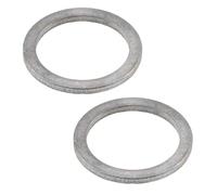 AERZETIX - C76694 - Lot de 2 joints bagues rondelles d'étanchéité Ø 10 x 13.5 mm type A plats - en aluminium