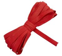 AERZETIX - C77221 - Ruban biais 9 mètres x 12 mm - en coton - couleur rouge - passementerie passe-partout galon vêtements coussins couettes