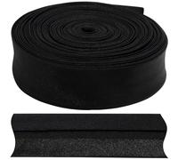 AERZETIX - C77286 - Ruban biais replié 9 mètres x 15 mm - en polyester - couleur noir