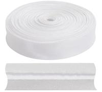 AERZETIX - C77500 - Ruban biais replié 9 mètres x 12 mm - en polyester - couleur blanc