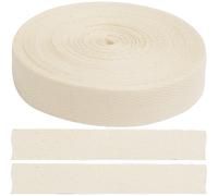 AERZETIX - C77603 - Ruban galon sergé à chevrons 9 mètres x 15 mm - 78% coton et 22% polyester - couleur natural