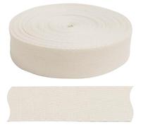 AERZETIX - C77612 - Ruban galon sergé à chevrons 9 mètres x 20 mm - 79% coton et 21% polyester - couleur natural