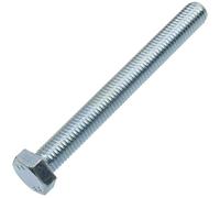 AERZETIX - C77785 - Lot de 5 Boulons M12x110 à tête Hexagonale Classe 8.8 DIN 933 - en Acier Zingué - filetage métrique à pas standard