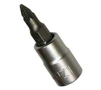 AERZETIX - Embout de vissage cruciforme pozidriv PZ1 sur douille carré 1/4 - C2132