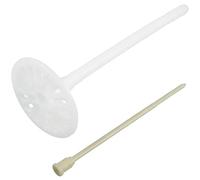 AERZETIX - Ensemble de 50 Chevilles d'isolation à Frapper Ø8x155 mm + 50 Clous 160 mm - en Nylon - Fixation de Panneaux Isolant Plaque Thermique polystyrène extrudé expansé