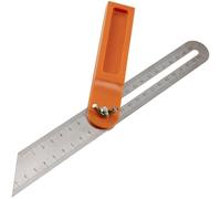 AERZETIX Fausse équerre à coulisse avec lame graduée/rapporteur d’angle variable