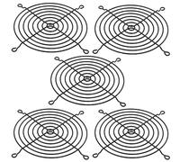 AERZETIX - Grille de Protection pour Ventilateur - 120x120mm - Lot de 5 Pièces - Ventilation Ordinateur PC - Couleur Noir