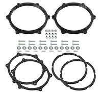 AERZETIX | Kit de 2 adaptateurs de Haut-parleurs Ø165 mm | côté de Montage: potrière Avant et arrière | Compatible avec Seat Ibiza 6J/6P