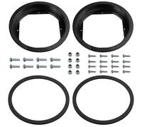 AERZETIX | Kit de 2 adaptateurs de Haut-parleurs Ø200 mm | Compatible avec VW Golf IV, V, Bora, Passat B5/B5.5, Polo IV 9N, New Beetle, Seat Leon 1M, Toledo 1M/1P, Audi A2