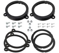 AERZETIX | Kit de 2 Adaptateurs/Supports de Haut-parleurs Ø130 mm | Compatible Renault Wind E4M (portières avants) Mégane III, Dacia Logan Sandero avants et arrières, Sandero II (arrières)