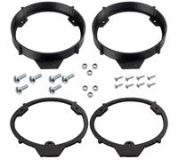 AERZETIX | Kit de 2 Adaptateurs/Supports de Haut-parleurs Ø165 mm | Compatible avec Mercedes A-Class W176, CLA W117 (portières avants et arrières) et E-Class W212 (arrières)