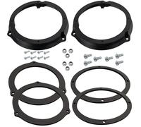 AERZETIX | Kit de 2 Adaptateurs/Supports de Haut-parleurs Ø165 mm | portières Avant et arrière | Compatible avec Ford B-Max, C-Max, Focus Mk3, Kuga, Mondeo Mk4 Mk5, Fiesta MK7, Transit Connect Custom