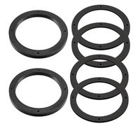 AERZETIX - Kit de 2 Anneaux/entretoises/bagues d’espacement pour Haut-parleurs Ø130x12 mm en Plastique ABS + 4 Joints d’étanchéité