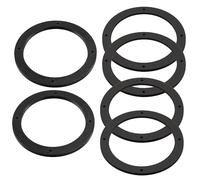AERZETIX - Kit de 2 Anneaux/entretoises/bagues d’espacement pour Haut-parleurs Ø130x8 mm en Plastique ABS + 4 Joints d’étanchéité