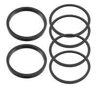 AERZETIX - Kit de 2 Anneaux/entretoises/bagues d’espacement pour Haut-parleurs Ø165x18 mm en Plastique ABS + 4 Joints d’étanchéité