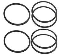 AERZETIX - Kit de 2 Anneaux/entretoises/bagues d’espacement pour Haut-parleurs Ø200x8 mm en Plastique ABS + 4 Joints d’étanchéité