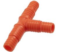 AERZETIX - Lot de 10 raccords répartiteurs réducteurs cannelés en ''T'' 1/2'' et 5/8" pour tuyau d'arrosage diamètre intérieur ∅13 et ∅16 mm | en plastique | jonction équipement jardinage