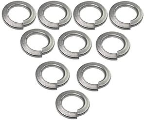 AERZETIX - Lot de 10 Rondelles Grower Frein Ressort - M14 - en Acier Inoxydable A2 - DIN127 - Type Rondelle Élastique Fendue - Bricolage